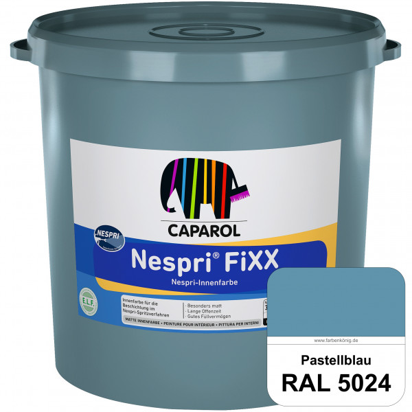 Nespri® FiXX (RAL 5024 Pastellblau) Spezielle Innenfarbe für die rationelle Beschichtung im Nespri-S
