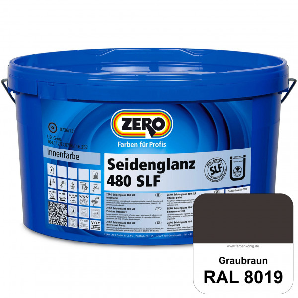 Seidenglanz 480 SLF (RAL 8019 Graubraun)