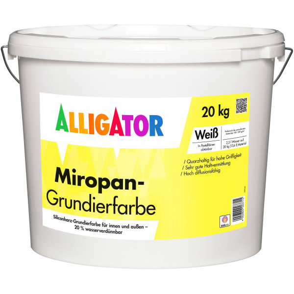 Miropan-Grundierfarbe (Weiß pigmentiert)