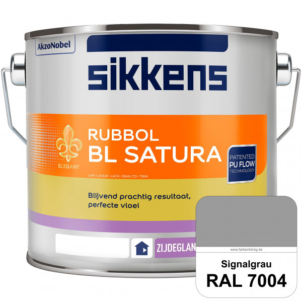Rubbol BL Satura (RAL 7004 Signalgrau) seidenglänzender PU-Lack (wasserbasiert) innen & außen