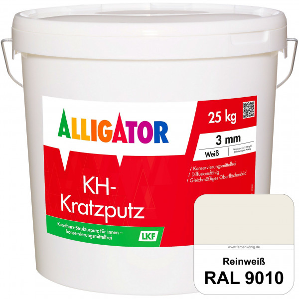KH-Reibeputz LEF 2 mm (RAL 9010 Reinweiß)