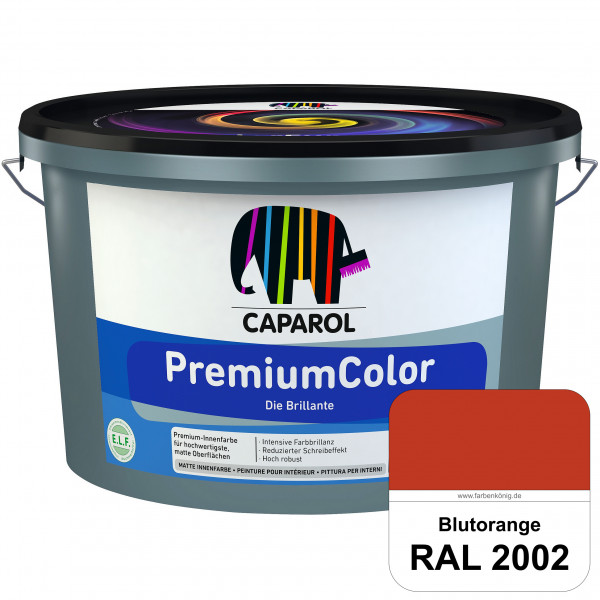 PremiumColor (RAL 2002 Blutorange) Premium Farbbrillanz & hohe Strapazierfähigkeit