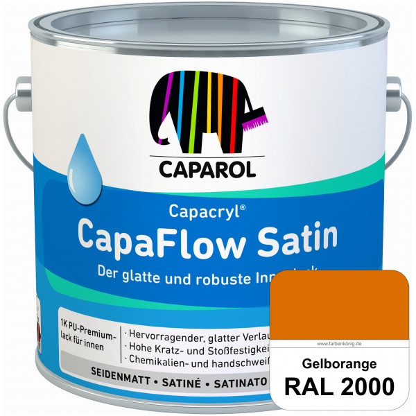 Caparol Capacryl CapaFlow Satin (RAL 2000 Gelborange)