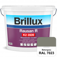 Rausan R K2 3509 (RAL 7023 Betongrau) organisch gebundener Rillenputz für dekorative & wetterbeständ