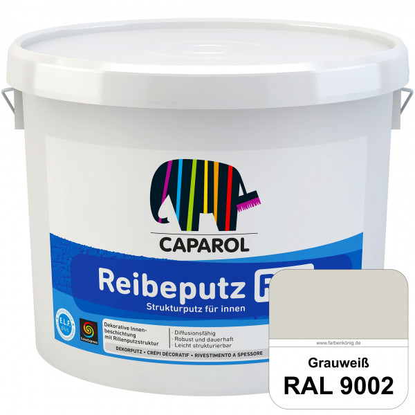 Reibeputz R 20 (RAL 9002 Grauweiß) Dekorputze für dekorative Innenbeschichtungen