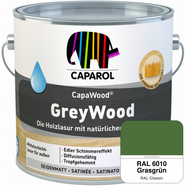 CapaWood® GreyWood (RAL 6010 Grasgrün) - ersetzt Capadur GreyWood