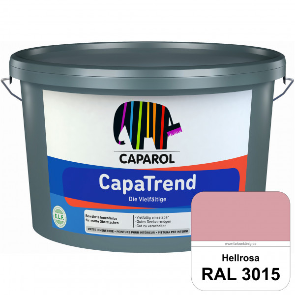 CapaTrend (RAL 3015 Hellrosa) matte hochdeckende Dispersionsfarbe für den Innenbereich