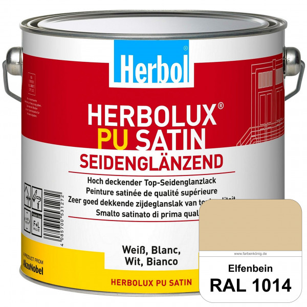 Herbolux PU Satin (RAL 1014 Elfenbein) Top-PU-Seidenglanzlack (Innen & Außen)