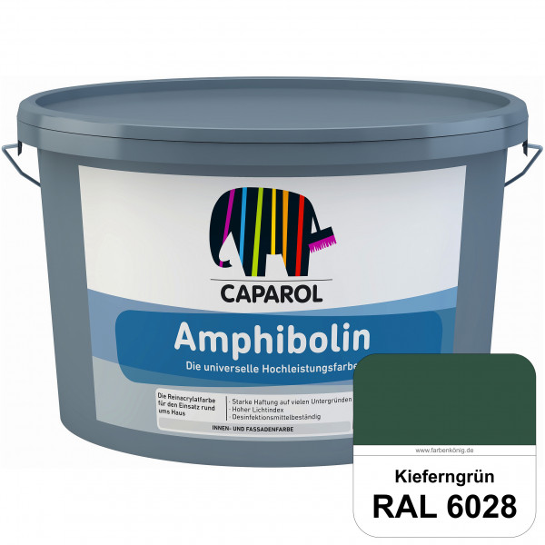Amphibolin (RAL 6028 Kieferngrün) Universalfarbe auf Reinacrylbasis innen & außen
