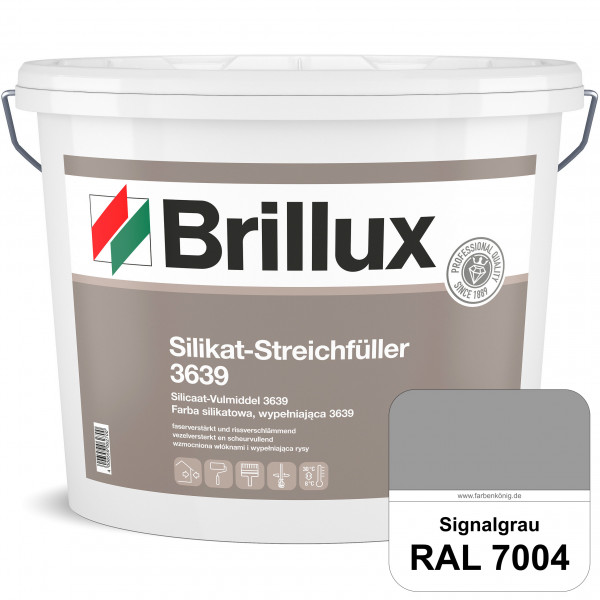 Silikat-Streichfüller ELF 3639 (RAL 7004 Signalgrau) Wetterbeständiger, gebrauchsfertiger Streichfül
