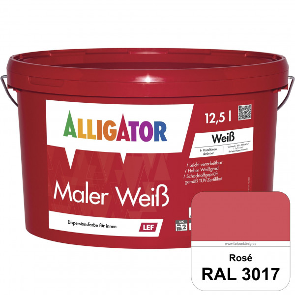 Maler Weiß LEF (RAL 3017 Rosa)