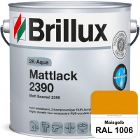 2K-Aqua Mattlack 2390 (RAL 1006 Maisgelb) mechanisch und chemisch hoch belastbar für außen & innen