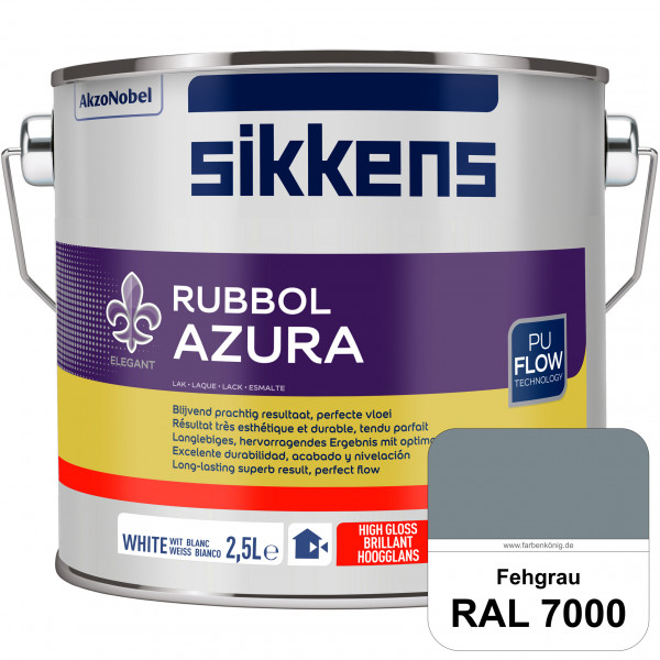 Rubbol Azura (B-Ware) - 2,5 Liter (RAL 7000 Fehgrau)
