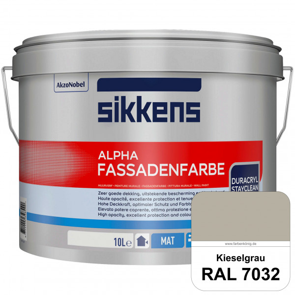 Alpha Fassadenfarbe (RAL 7032 Kieselgrau)