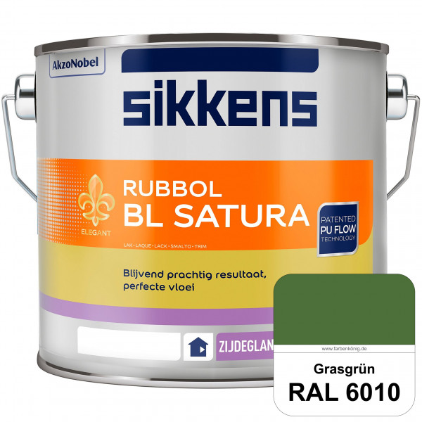 Rubbol BL Satura (RAL 6010 Grasgrün) seidenglänzender PU-Lack (wasserbasiert) innen & außen
