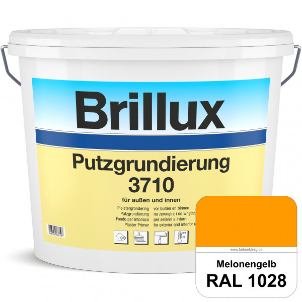 Putzgrundierung 3710 (RAL 1028 Melonengelb) Wetterbeständige & quarzhaltige Grundierfarbe auf Disper