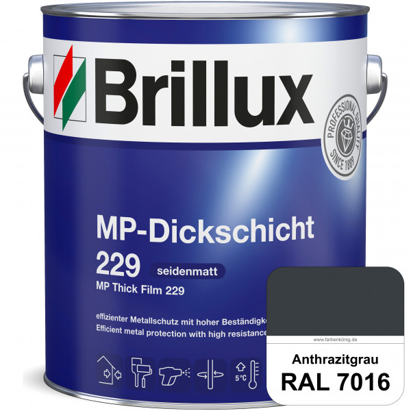 MP-Dickschicht 229 (B-Ware) - 10 Liter (RAL 7016 Anthrazitgrau)