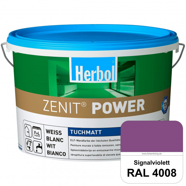 Herbol Zenit Power (RAL 4008 Signalviolett) Superdeckende ELF-Wandfarbe