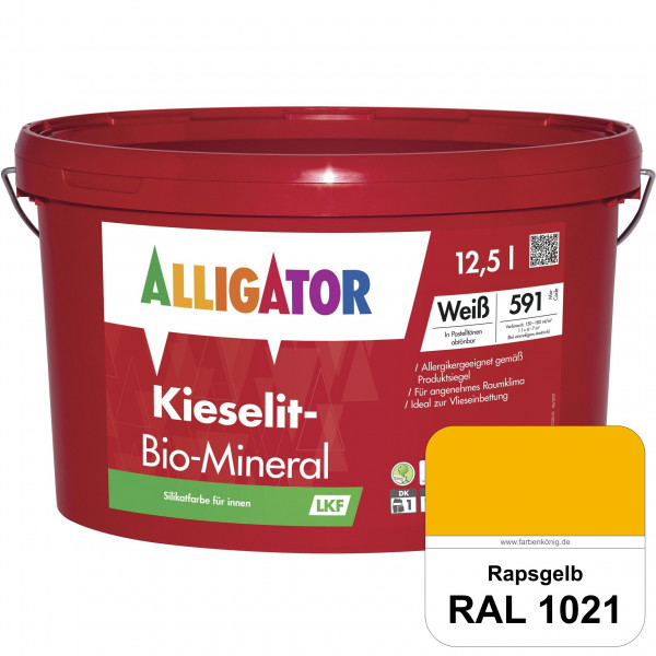 Kieselit-Bio-Mineral LKF (RAL 1021 Rapsgelb)