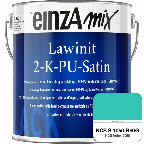 einzA Lawinit 2-K-PU Satin Stammlack (NCS S 1050-B80G)