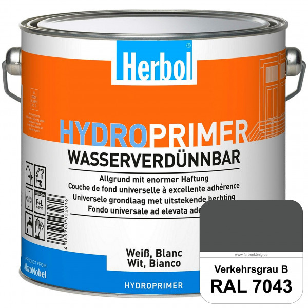 Hydroprimer (RAL 7043 Verkehrsgrau B) wasserverdünnbare Allgrund (Innen&Außen)