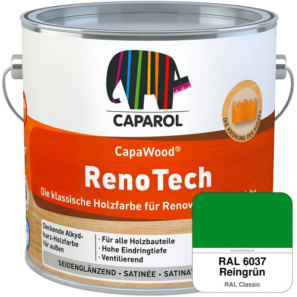 CapaWood® RenoTech (RAL 6037 Reingrün) - ersetzt Capadur RenoTech