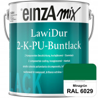 einzA LawiDur 2-K-PU-Buntlack - Hochglanz (RAL 6029 Minzgrün)