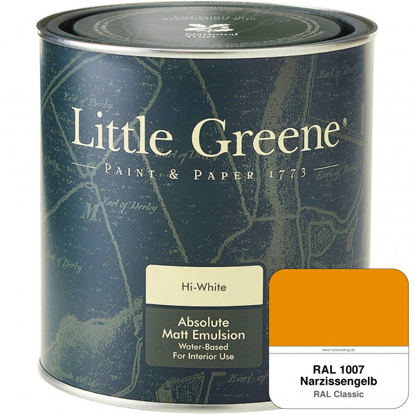 Absolute Matt Emulsion - Sample Pot 250 ml (RAL 1007 Narzissengelb)