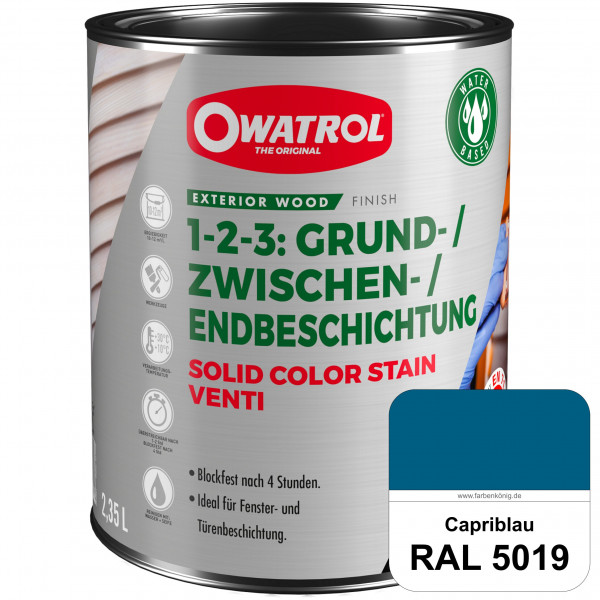 SOLID COLOR STAIN VENTI (RAL 5019 Capriblau)