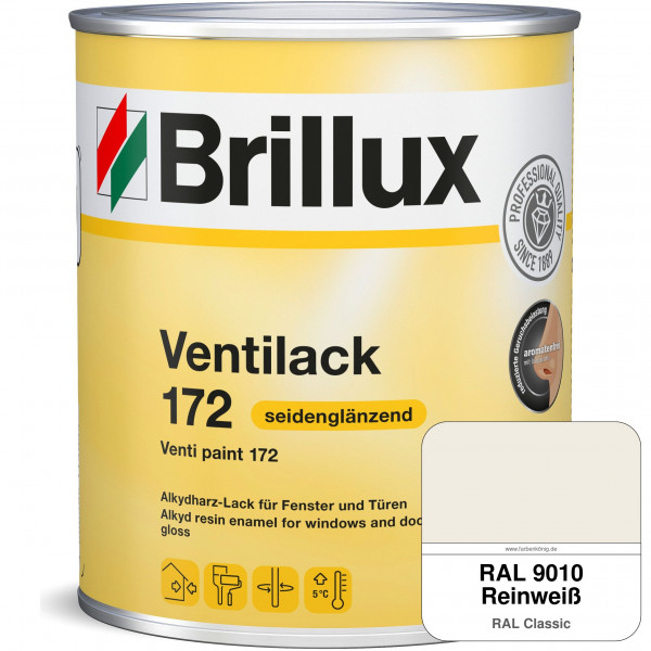Ventilack Seidenglanz 172 (RAL 9010 Reinweiß)