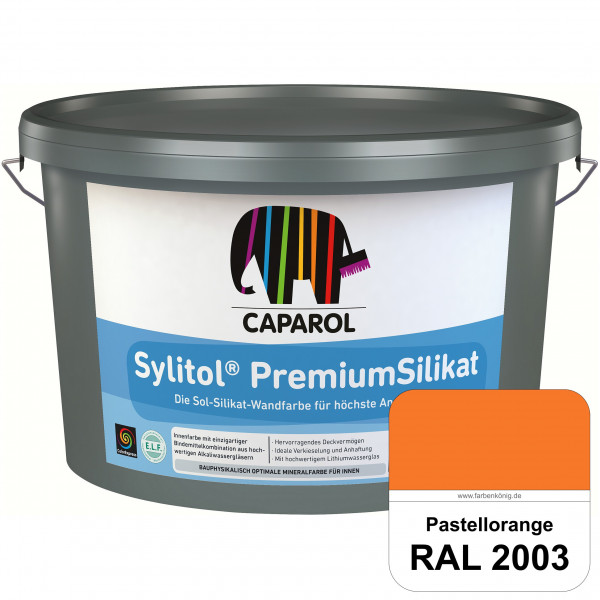 Caparol Sylitol PremiumSilikat (RAL 2003 Pastellorange) - ehemals Histolith PremiumSilikat