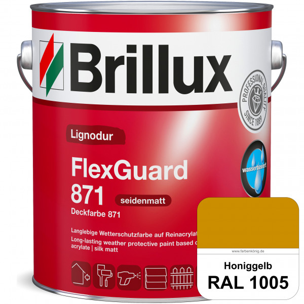 Lignodur FlexGuard 871 (Deckfarbe 871) RAL 1005 Honiggelb