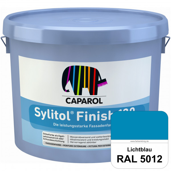 Sylitol® Finish 130 (RAL 5012 Lichtblau) wetterbeständige Fassadenbeschichtungen auf Silikatbasis