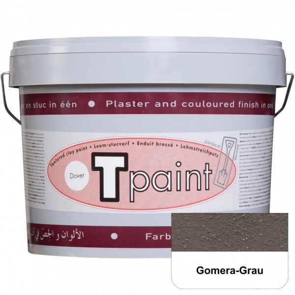 T-PAINT Lehmstreichputz - Gomera-Grau