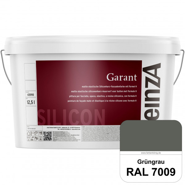 einzA Garant (RAL 7009 Grüngrau) elastische Siliconharz-Fassadenfarbe