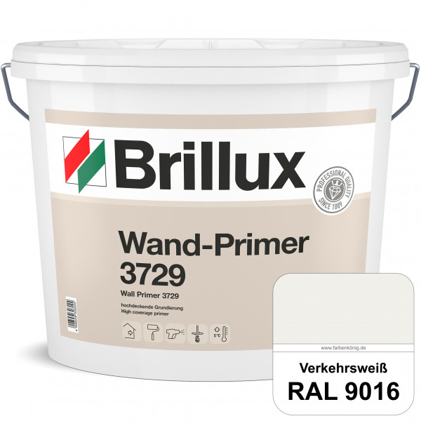 Wand-Primer ELF 3729 (RAL 9016 Verkehrsweiß) Spezialgrundierung für Gipskarton, -putz und Beton (inn