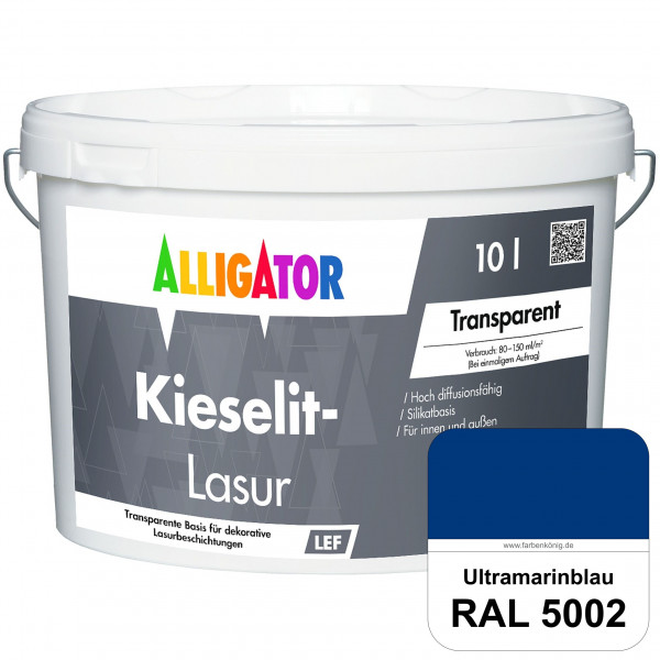 Kieselit-Lasur (RAL 5002 Ultramarinblau)