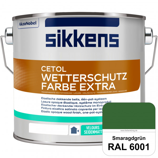 Cetol Wetterschutzfarbe Extra (RAL 6001 Smaragdgrün)