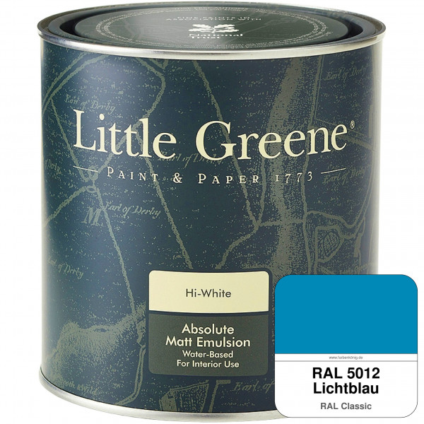 Absolute Matt Emulsion - Sample Pot 250 ml (RAL 5012 Lichtblau)