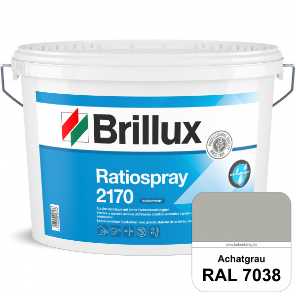 Ratiospray 2170 (RAL 7038 Achatgrau) wasserbasierter, seidenmatter & farbtonbeständiger Allround-Spr