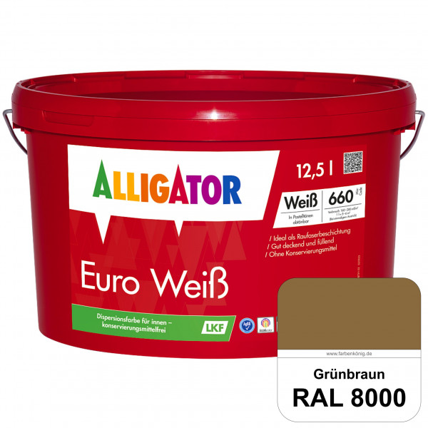Euro Weiß LKF (RAL 8000 Grünbraun)