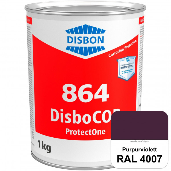 DisboCOR 864 ProtectOne (RAL 4007 Purpurviolett) 1-Topf-geeignete Korrosionsschutz für alle metalli