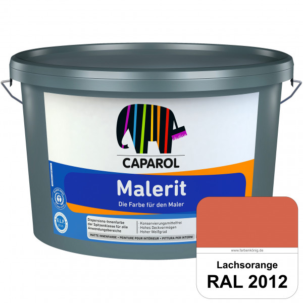 Malerit E.L.F. (RAL 2012 Lachsorange) matte Innenfarbe für Neu- & Renovierungsanstriche
