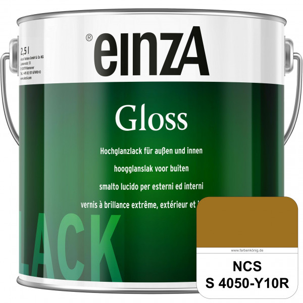 einzA Gloss (NCS S 4050-Y10R) Hochwertiger Alkydharzlack in Premium-Qualität, hochglänzend.
