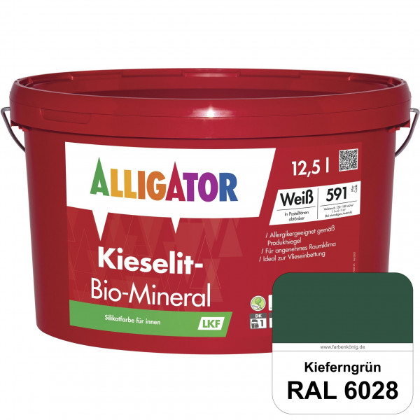 Kieselit-Bio-Mineral LKF (RAL 6028 Kieferngrün)