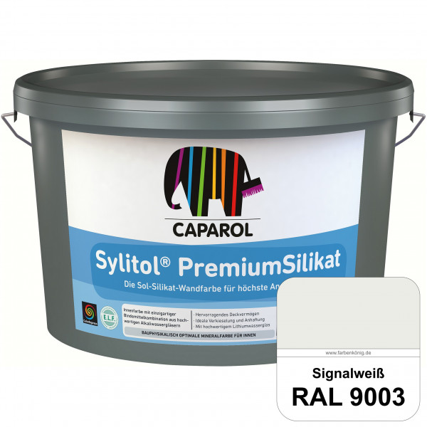 Caparol Sylitol PremiumSilikat (RAL 9003 Signalweiß) - ehemals Histolith PremiumSilikat