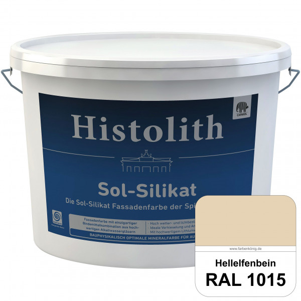 Histolith Sol-Silikat (RAL 1015 Hellelfenbein) Die Sol-Silikatfarbe der Spitzenklasse