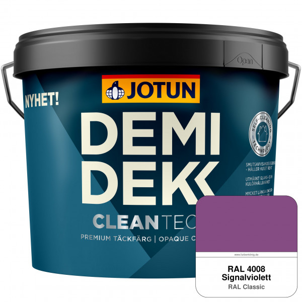 DEMIDEKK Cleantech (ehemals Demidekk Optimal, Demidekk Ultimate Täckfärg) - Deckende Holzfarbe für A
