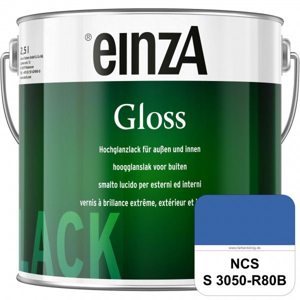 einzA Gloss (NCS S 3050-R80B) Hochwertiger Alkydharzlack in Premium-Qualität, hochglänzend.