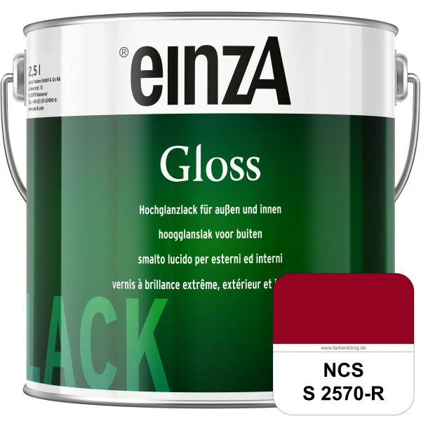 einzA Gloss (NCS S 2570-R) Hochwertiger Alkydharzlack in Premium-Qualität, hochglänzend.